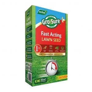 Gro-Sure Fast Acting Grass Lawn Seed 50 M2 1 Gro-Sure Fast Acting Grass Lawn Seed 50 M2